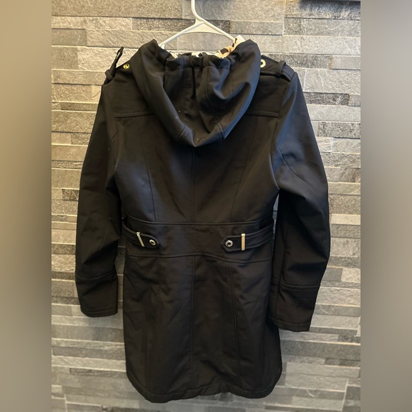 Via Spiga Black Coat with Gold Zipper - Picture 2 of 3